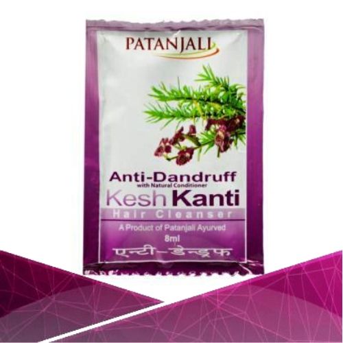Patanjali Kesh Kanti Anti Dandruff Pouch 8 ml Sachet 1 chain (20 pcs) |  Online Grocery Shopping
